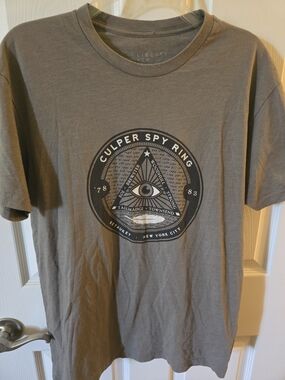 Culper Spy Ring NYC Gray Graphic Tee